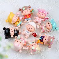 Figurines miniatures mignonnes de la série Bu Er Let's Go de la marque Top Brand, boîte mystère, poupées en résine pour filles, poupées DIY, décoration de la maison