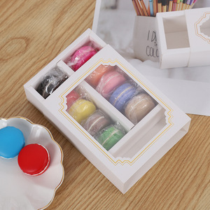Proveedor de embalaje de regalo elegante personalizado de lujo Caja de macarrón de embalaje transparente - Product Image 3
