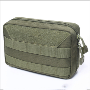 กระเป๋าแพทย์สนาม กระเป๋าปฐมพยาบาล MOLLE Admin Pouch ขนาด 8" x 5" พร้อมซิปคุณภาพสูง ลายพราง สำหรับการล่าสัตว์ สีทหาร - Product Image 6