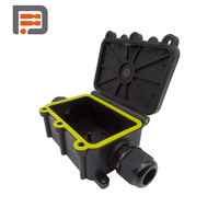 Boîtier de jonction étanche 3 voies M2068-3T IP67 haute puissance, borne de câble extérieure en plastique 450V