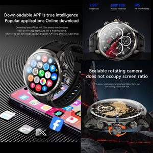 Tùy Chỉnh Điện Thoại Thông Minh Đồng Hồ Với Thẻ Sim Và HD Máy Ảnh Nhà Máy Trực Tiếp 1100MAh 4G <span class=keywords><strong>Wifi</strong></span> GPS NFC Thanh Toán Theo Dõi Sức Khỏe - Product Image 4