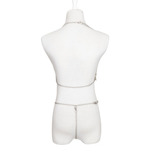 Chaînes de lingerie érotique transfrontalières européennes et américaines, vêtements pour femmes, chaînes de corps pour couples, strings, accessoires de flirt - Product Image 1