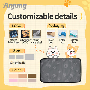 Almofada Aquecida Moderna Anjuny USB à Prova d'Água com Temporizador Lavável na Máquina para Cães e Gatos Mantém os Animais Confortáveis no Inverno - Product Image 6