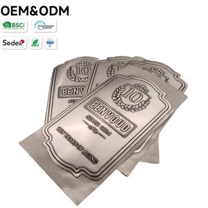 Etiquetas Adhesivas Personalizadas en Negro y Dorado con Relieve Epóxico, Diseño Curvo <span class=keywords><strong>de</strong></span> Eros, Querubín, Celestial - Product Image 3
