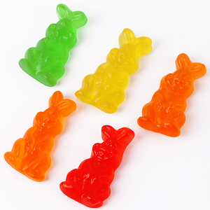 Confezione Assortita di Caramelle Gommose al Gusto di Frutta, Design a Coniglietto, Halal, Vendita all'Ingrosso - Product Image 4