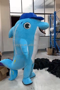 <span class=keywords><strong>Disfraz</strong></span> Inflable de Delfín, <span class=keywords><strong>Animal</strong></span> <span class=keywords><strong>Marino</strong></span> para Adultos, Marca Saygo, Tema de Carnaval/Mardi Gras - Product Image 3