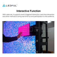 Écran LED Cinétique Interactif Intérieur – Mur Dynamique à Matrice Mécanique LED Cinétique – Location Facile à Installer – Affichage LED GOB