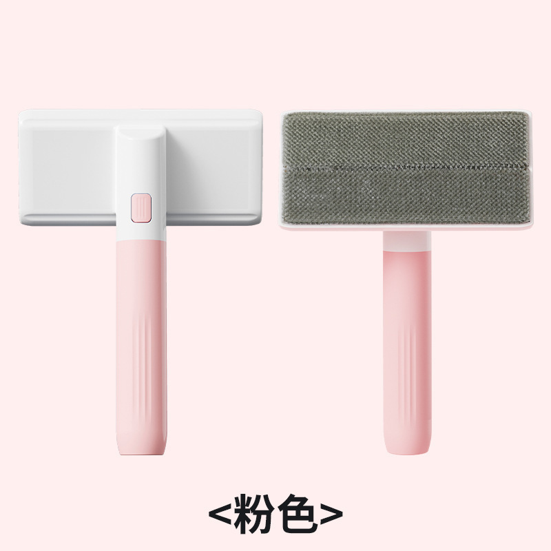 Brosse à cheveux bidirectionnelle - rose