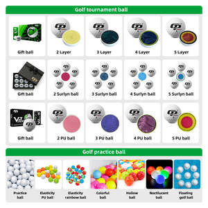 Golfballen op maat, groothandel, 2-delige professionele toernooigolfballen met logo, driving range ballen - Product Image 3