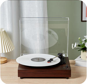 Mobile Vintage in Legno per Giradischi, Grammofono Antico con Altoparlante Bluetooth per Musica Classica - Product Image 2