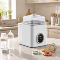 Stérilisateur automatique pour biberons avec panneau de commande tactile, fonctionnement silencieux pour tous les articles d'alimentation pour bébés