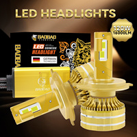 BAOBAO BB2190 Super brillante 150W 350W 50000lm CANbus H1 H3 H4 H7 H11 9005 4300K Bombilla LED faro para coche blanco cálido