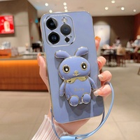 Nouvelle conception de luxe, étui de téléphone portable en TPU transparent avec impression florale IMD, étui de téléphone portable antichoc
