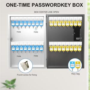All Steel Factory 32 Postion Real Estate 4S Car Shop Real Estate Key Management Boîtes <span class=keywords><strong>de</strong></span> verrouillage <span class=keywords><strong>de</strong></span> té<span class=keywords><strong>l</strong></span>éphone portable Serrure à combinaison numérique - Product Image 5