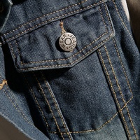 Vestes en jean pour motards pour hommes Vêtements élégants d'hiver Blouson bomber à capuche Pull en maille à capuche Veste en jean de camionneur