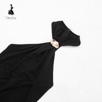 Yanzhui Nouveautés 2026 Combinaison-pantalon une pièce sans manches sexy, tendance et populaire, style boutique
