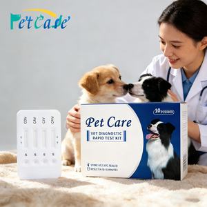 Kit de test rapide vétérinaire <span class=keywords><strong>5</strong></span> en 1 réutilisable pour chiens : Ehrlichia, Anaplasma, Babesia, Leptospira, et Chiropelmone (pour la détection de parasites cardiaques) - Product Image 2