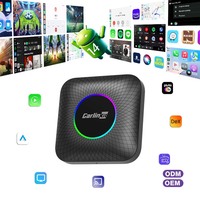 Carlinkit Tbox S1B, mise à niveau entièrement nouvelle, Android 14, mise en miroir sans fil de l'écran, 6 en 1, CarPlay sans fil, Android Auto, nouvelle boîte AI universelle