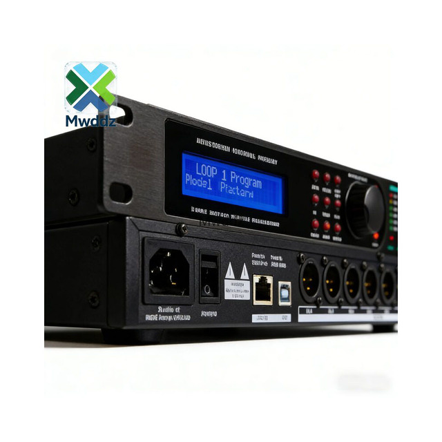 Professional 4-Channel Audio Effector 4-IN 8-OUT Stage Performance Digital Audio Processor Support USB Debugging