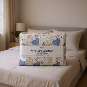 Edredón Ultraligero Novo, Individual, Diseño Abstracto Málaga, Ligero, de Poliéster y Algodón, para Uso Doméstico, para Todas las Temporadas, Estilo Moderno - Product Image 2