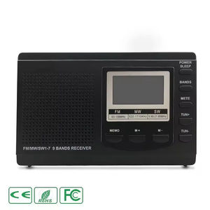 Radio Portátil Multibanda FM MW SW HRD310 Personalizada con Pantalla Digital, Lista para Exámenes, Receptor de Alta Sensibilidad con Altavoz Integrado - Product Image 4