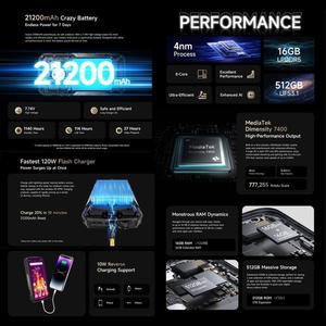 Ulefone <span class=keywords><strong>Armor</strong></span> 29 Pro รุ่นขายดีที่สุด 16GB+512GB กล้องมองกลางคืน หน้าจอ 6.67 นิ้ว + 1.04 นิ้ว ระบบ Android 15 โทรศัพท์มือถือ 5G แข็งแกร่งทนทาน - Product Image 5