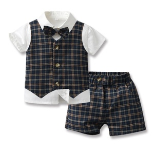 Bộ quần áo trẻ em bé trai, bộ đồ bé trai 6-9 tháng tuổi, quần áo trẻ sơ sinh, bộ vest bé trai - Product Image 1