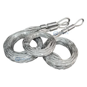 Calcetín de tracción de malla de alambre de ojo único de 16-20 mm para cables - Product Image 5