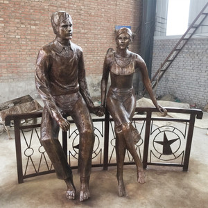 Sculpture <span class=keywords><strong>de</strong></span> statue d'art déco en bronze occidental représentant une sirène <span class=keywords><strong>de</strong></span> la mer offrant <span class=keywords><strong>de</strong></span> l'eau - Product Image 6