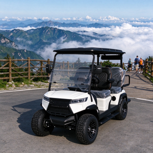 Carrito de Golf Eléctrico Elevado para 4 Pasajeros, Directo de Fábrica GRENTEK, Batería de Litio de 72V, para Operación en Clubes Campestres - Product Image 1