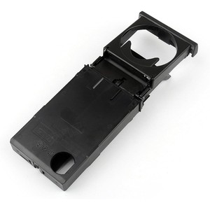 Portavasos Telescópico 4B0862534D para Audi A6 C5 1998-2005, Plástico Negro para Consola Central, Almacenamiento para Vasos - Product Image 1