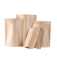 Sachet Doypack Personnalisé avec Fermeture Zip en PET/Papier Kraft/PE, Résistant à l'Humidité et à la Lumière, Anti-Odeur, pour Emballage Alimentaire pour Animaux