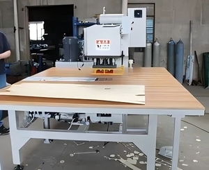 Máquina parchadora de chapa para reparación de nudos de producción de carpintería - Product Image 3