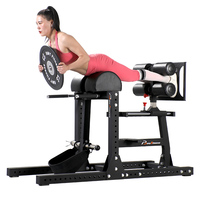 Chaise romaine, banc d'hyperextension pour l'entraînement du bas du dos et des fessiers, réglable pour la salle de sport à domicile