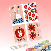 Kits de peinture par numéros DIY personnalisables, ensemble de peinture à l'huile non personnalisé pour adultes, enfants et débutants, livraison directe