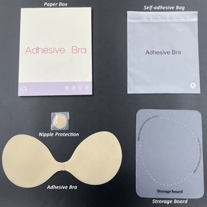 <span class=keywords><strong>Soutien</strong></span>-<span class=keywords><strong>gorge</strong></span> <span class=keywords><strong>adhésif</strong></span> invisible en silicone, fin, anti-transpiration, imperméable, à bonnets profonds, push-up, effet push-up instantané, facile à ranger - Product Image 3