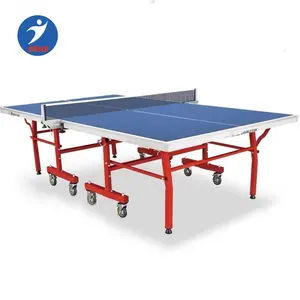 Cina Penjualan Laris Ping Pong Lipat MDF 25Mm Bola Tenis Meja Bergerak