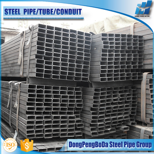 ASTM A500 <span class=keywords><strong>l</strong></span>ớp B MS Đen lan can vuông và hình chữ nhật ống rỗng Ống kẹp lan can cho cầu thang nhà cung cấp - Product Image 6