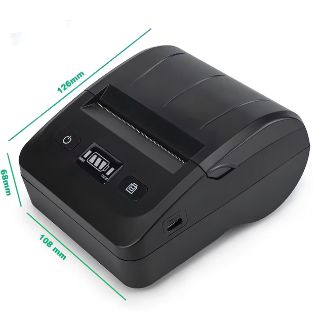 High-Speed Portable Thermal Label Printer, 5ips Printing for Efficient Order Fulfillment