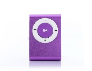 工場価格 ポータブルMP3オーディオプレーヤー クリップロゴ印刷 TFカードスロット搭載 15～20時間バッテリー持続 亜鉛合金製 - Product Image 4