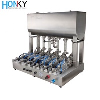 Machine de remplissage de boisson de parfum pompe en céramique de remplissage de piston de valve de bureau à 3 voies pour le verre de remplissage de crème liquide cosmétique