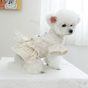 ONESTEP fabricante al por mayor personalizado Idea de regalo de Navidad lindo invierno/primavera XL tamaño poliéster Gabrielle vestido para ropa de mascotas - Product Image 1