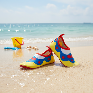 รองเท้าเจ้าหญิง OZKIZ สำหรับเด็กเกาหลี รุ่น Aqua Ribbon ดีไซน์เปิดนิ้วเท้า แฟชั่นฤดูร้อน สำหรับเด็กอายุ 2-6 ปี ขายส่งสำหรับใส่ไปชายหาด - Product Image 3