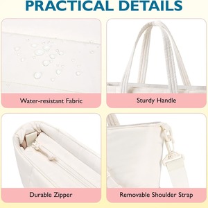 Bolsa <span class=keywords><strong>de</strong></span> Pañales Impermeable <span class=keywords><strong>de</strong></span> Nailon Estilo Nuevo, Organizador para Cochecito, Bolsa <span class=keywords><strong>de</strong></span> Bebé <span class=keywords><strong>de</strong></span> Gran Capacidad con Cambiador - Product Image 4