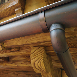 Customize OEM ODM Copper Drainage System Project Rain Chain Downspot Conductor Head <strong>Gutter</strong> - Product Image 5