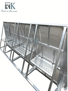 Barrières de contrôle des foules en métal durable, barrières de parking, barrières de sécurité à vendre - Product Image 1