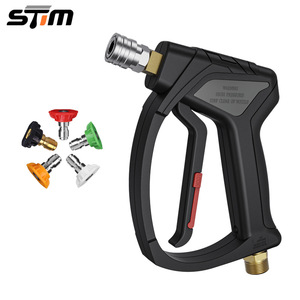 Pistolet à eau haute pression Stim 4080Psi, manuel, pour lavage auto, avec plusieurs buses pour le nettoyage des véhicules - Product Image 1