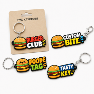 Customized Your Own Logo Soft Pvc Key Chains 2D <b>Custom</b> Logo Keychains Rubber 3D Pvc <b>Keychain</b> - Product Image 3