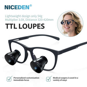 Niceden <span class=keywords><strong>Dental</strong></span> Loupe Ultralicht Binoculair Vergrootglas Tandarts Chirurgische Tandheelkundige Bril Burite <span class=keywords><strong>2x</strong></span> 3x Ttl Metaalmateriaal Optisch - Product Image 6