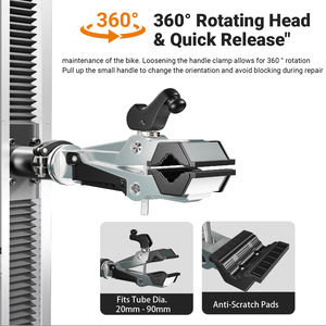 Support de réparation de vélo électrique pliable motorisé, hauteur réglable de 100 à 200 cm, 360° °   Support de travail pour vélo électrique rotatif anti-rayures - Product Image 4